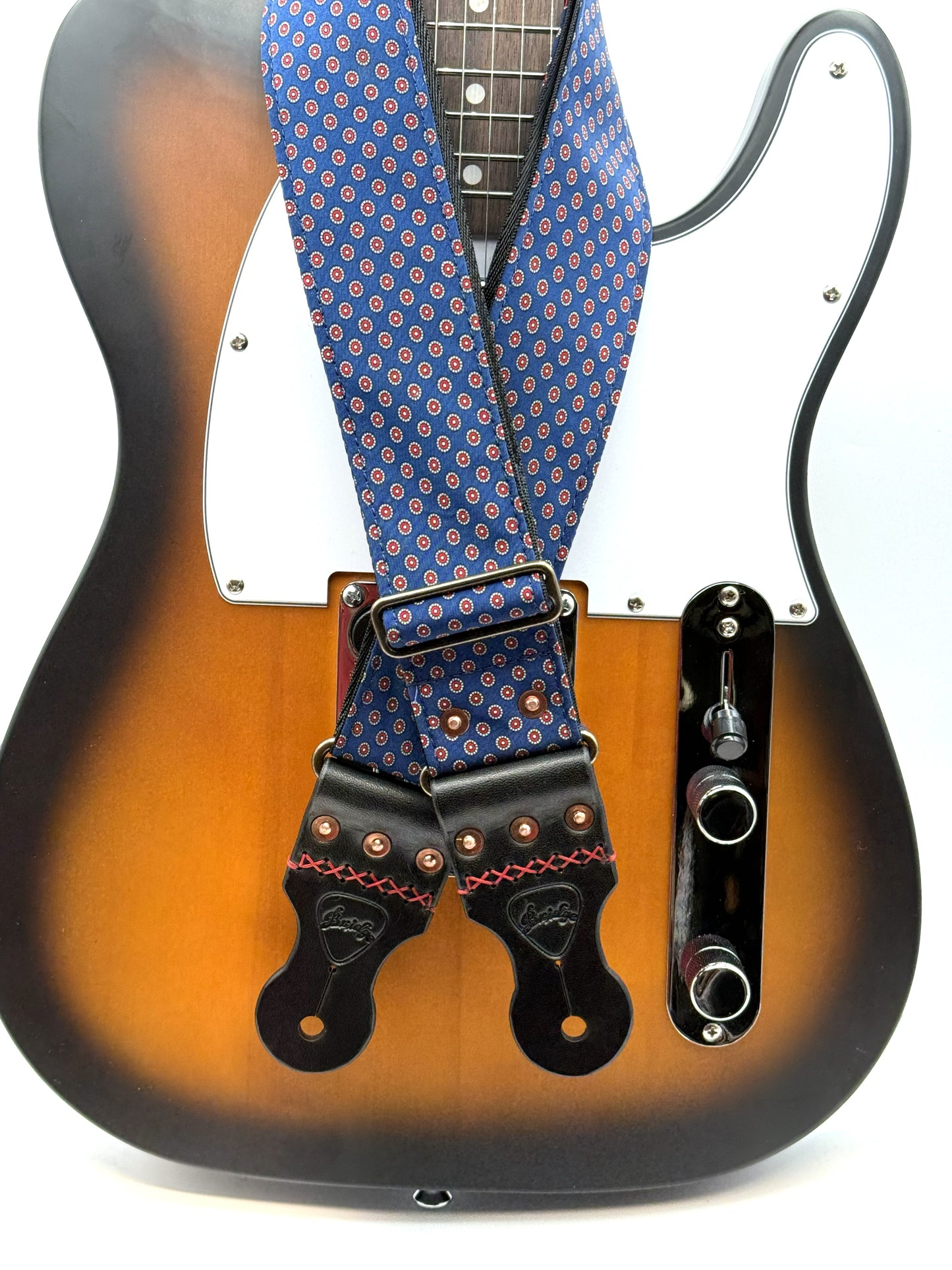 Indigo Eyelet- (B-side Due To Length. Strap Is 33"-54.5")