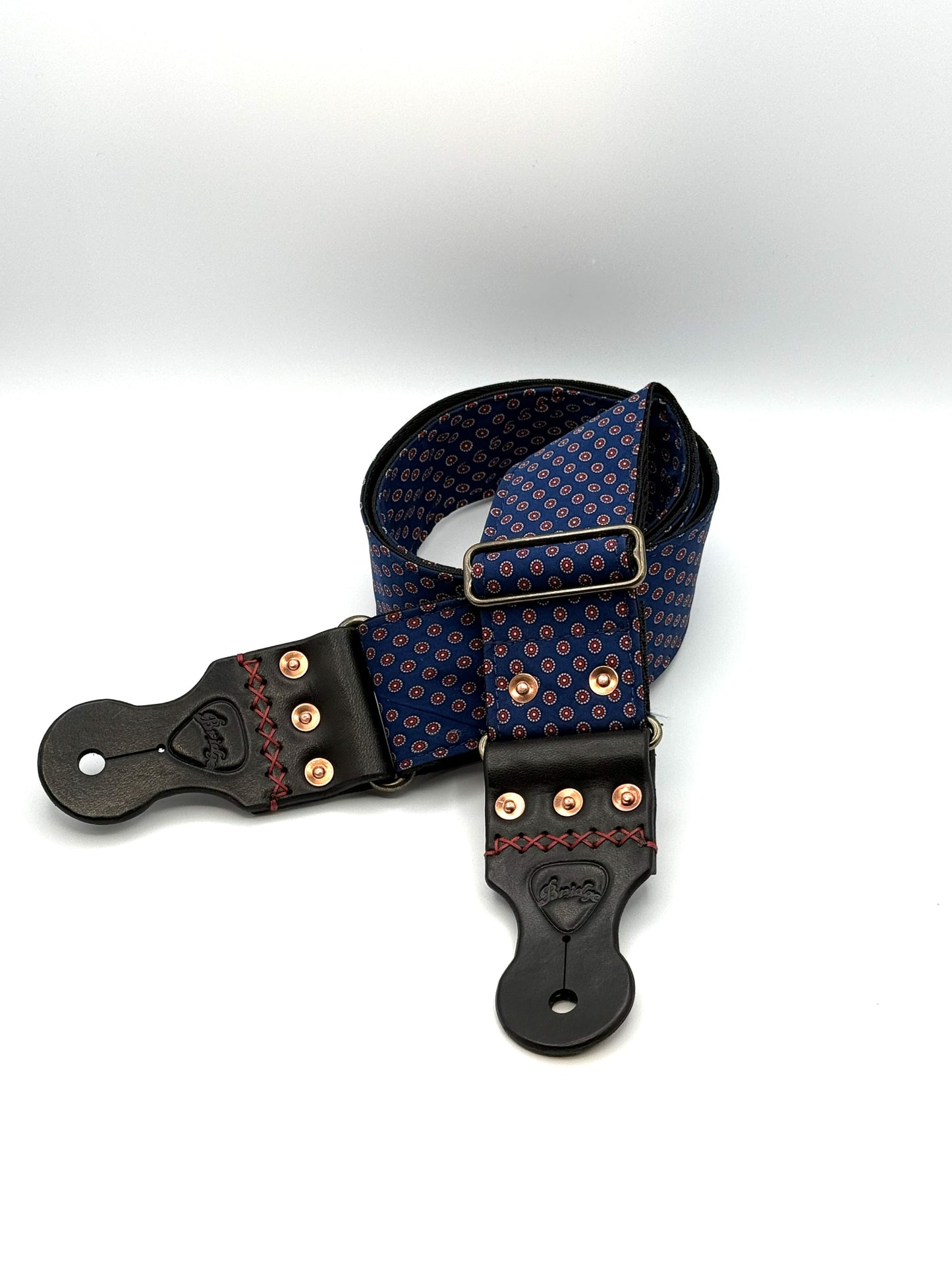 Indigo Eyelet- (B-side Due To Length. Strap Is 33"-54.5")